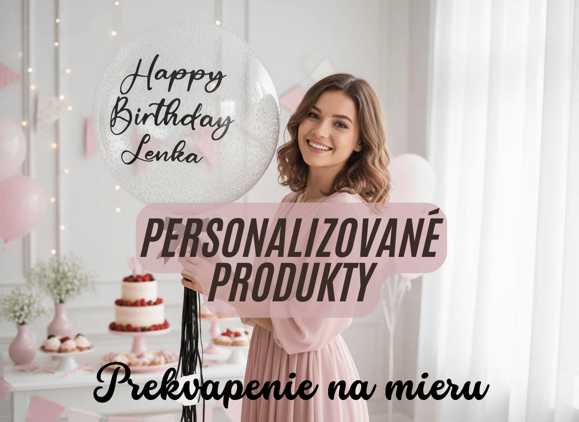 Balóny s nápisom