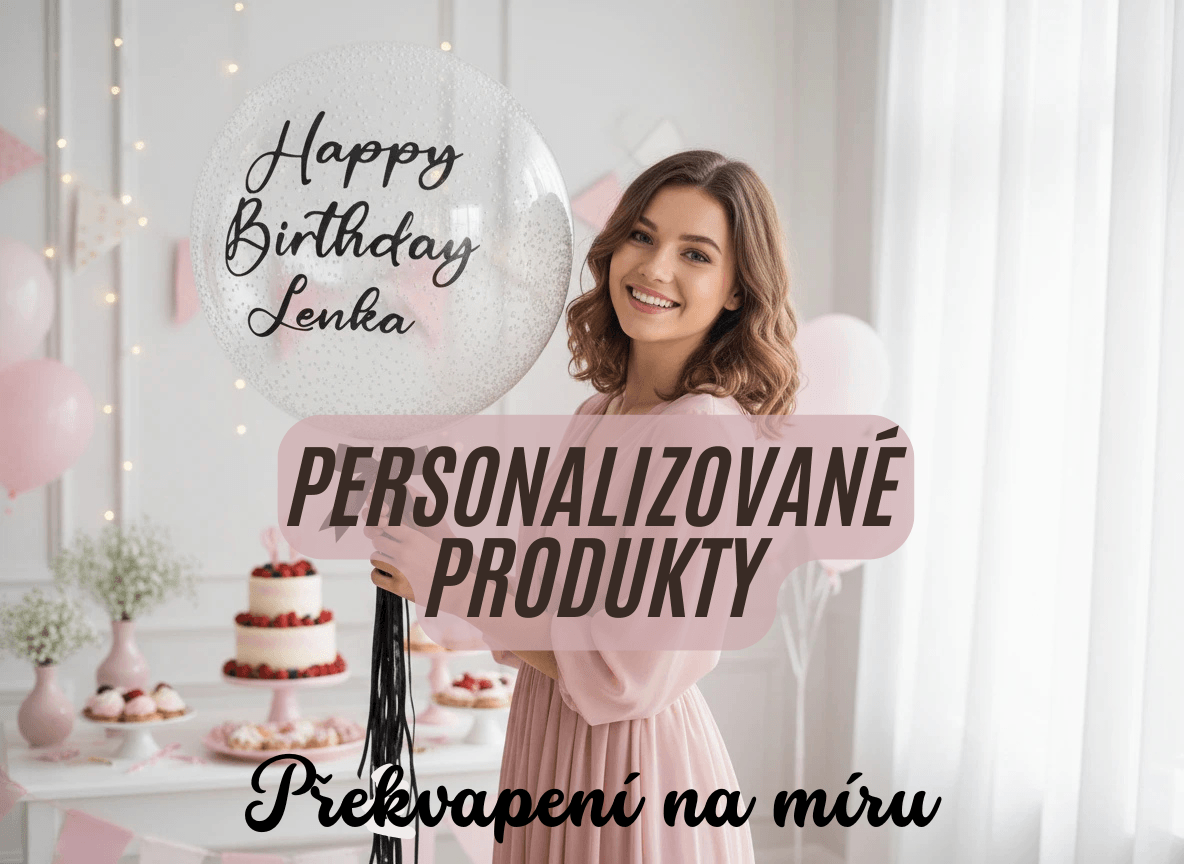 Balóny s nápisom