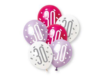 10178 balony 30 glitz pink 17550