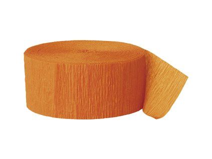 krepovy paper oranzova 381