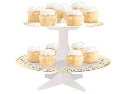 stoja na cupcakes zlaty 22831