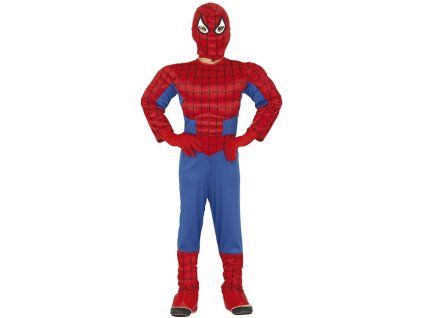 kostym spiderman svalnaty 5 6 rokov 37587