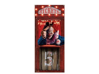 dekoracia na dvere hororovy cirkus 39243