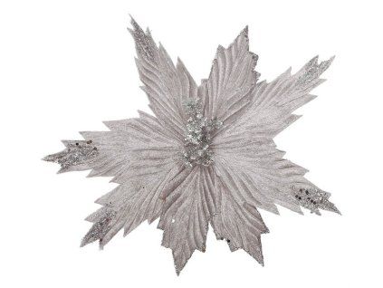 vianocna ruza strieborna 40161