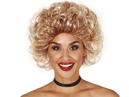 19907 parochna kucerava blond disco 50s 42061