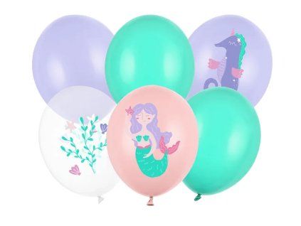 set balonov morska vila 6ks 42403
