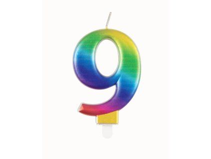 sviecka cislo 9 farebna 42617