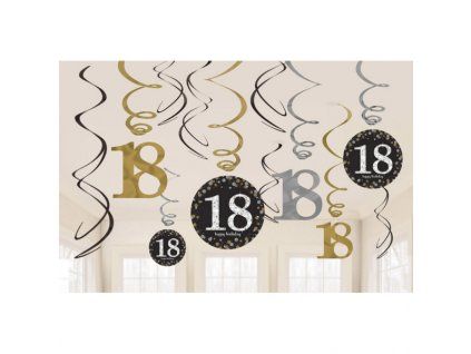 visiace spiraly 18 gold 6718