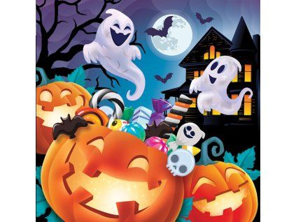 22925 servitky vesely halloween 33cm 12ks 43573