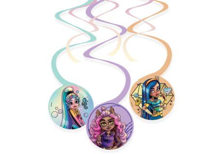 Függő spirális Monster High 40cm 6db