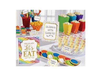 dekoracny set candy bar farebny 7618