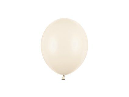 balony pastelove kremove 12cm 100ks 46550