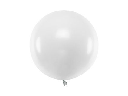 balon velky biely pastelovy 60cm 46560