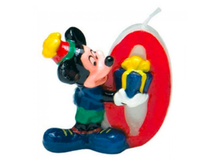 2930 dortova svicka mickey cislice 0 7815