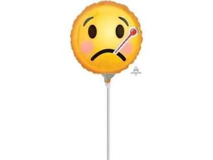 3065 mini foliovy balon get well emoticon 8075