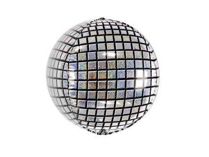 foliovy balon disco gula 55cm 47688