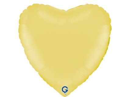 foliovy balon srdce zlta 46cm 47716
