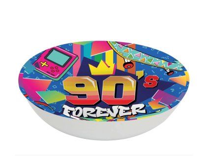 32795 plastova miska 90s forever 32cm 48012