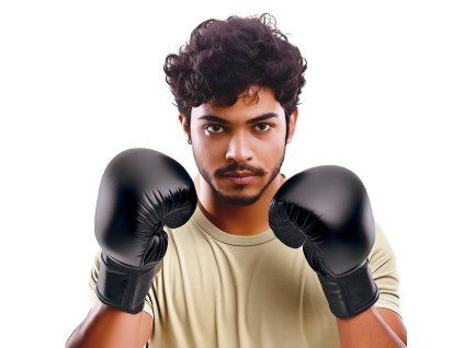 boxerske rukavice cierne 48056