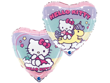 33089 foliovy balon srdce hello kitty 45cm 48148