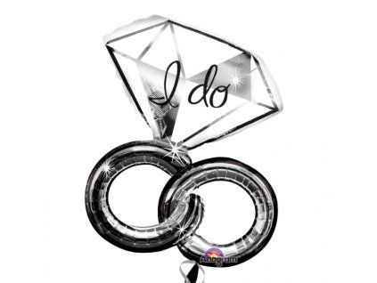 foliovy balon supershape wedding ring 8756