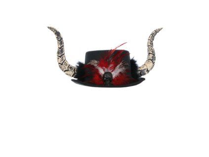 36740 voodoo klobuk s rohami a perim 49837