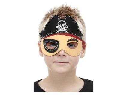 detska piratska plstena maska 49860