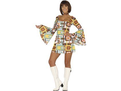 kostym disco 70s farebne saty s 36 38 50815