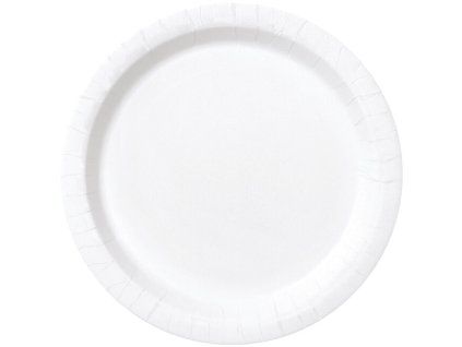 40853 40853 papierove taniere biele 17cm 8ks 51570