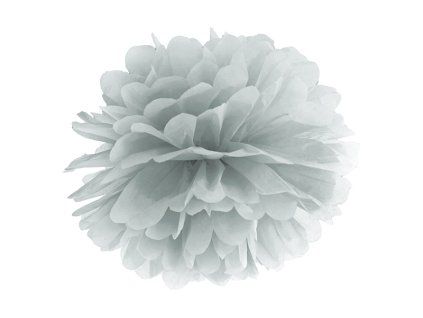 pomponova gula strieborna 35 cm 13900