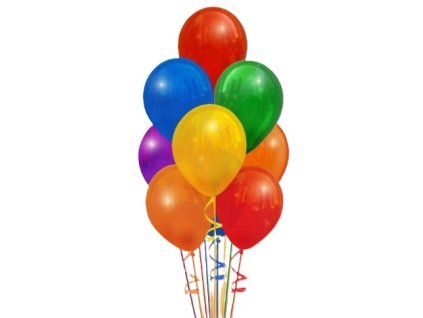 balonova kytica pastelova