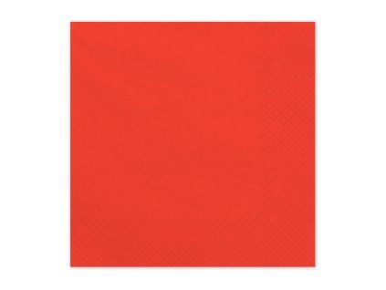 41352 41352 servitky cervene 33x33cm 20ks 51723
