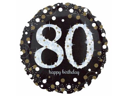 foliovy balon 80 gold diamonds 9987