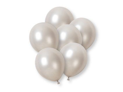 485 perletove balony strieborne 1581