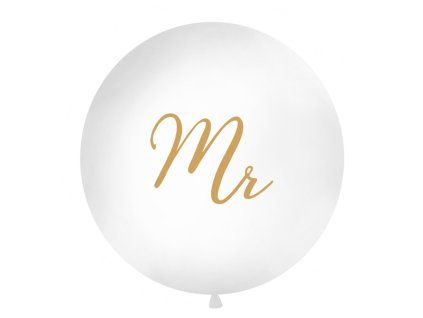 balon velky mr zlaty 10244