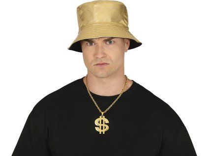 Náhrdelník Dolar zlatý 6,5cm