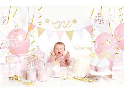 party decorations set 1st birthday gold 15599