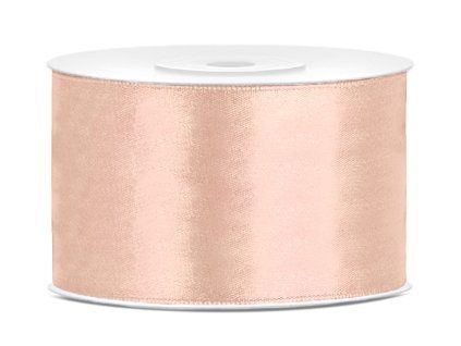 satin ribbon light peach 38mm25m 16247