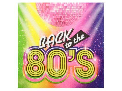 servitky 80s party 17303