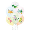 18698 balony dinosauri farebne 30cm 6ks 39936