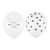 balony ruzova macicka 6ks 30cm 51503