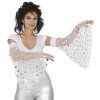 navleky na ruky disco strieborne leskle 40cm 51701