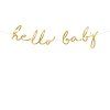 5486 banner hello baby zlaty 10608