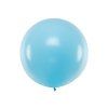round balloon 1m pastel light blue 15474