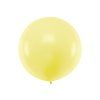 round balloon 1m pastel light yellow 15479