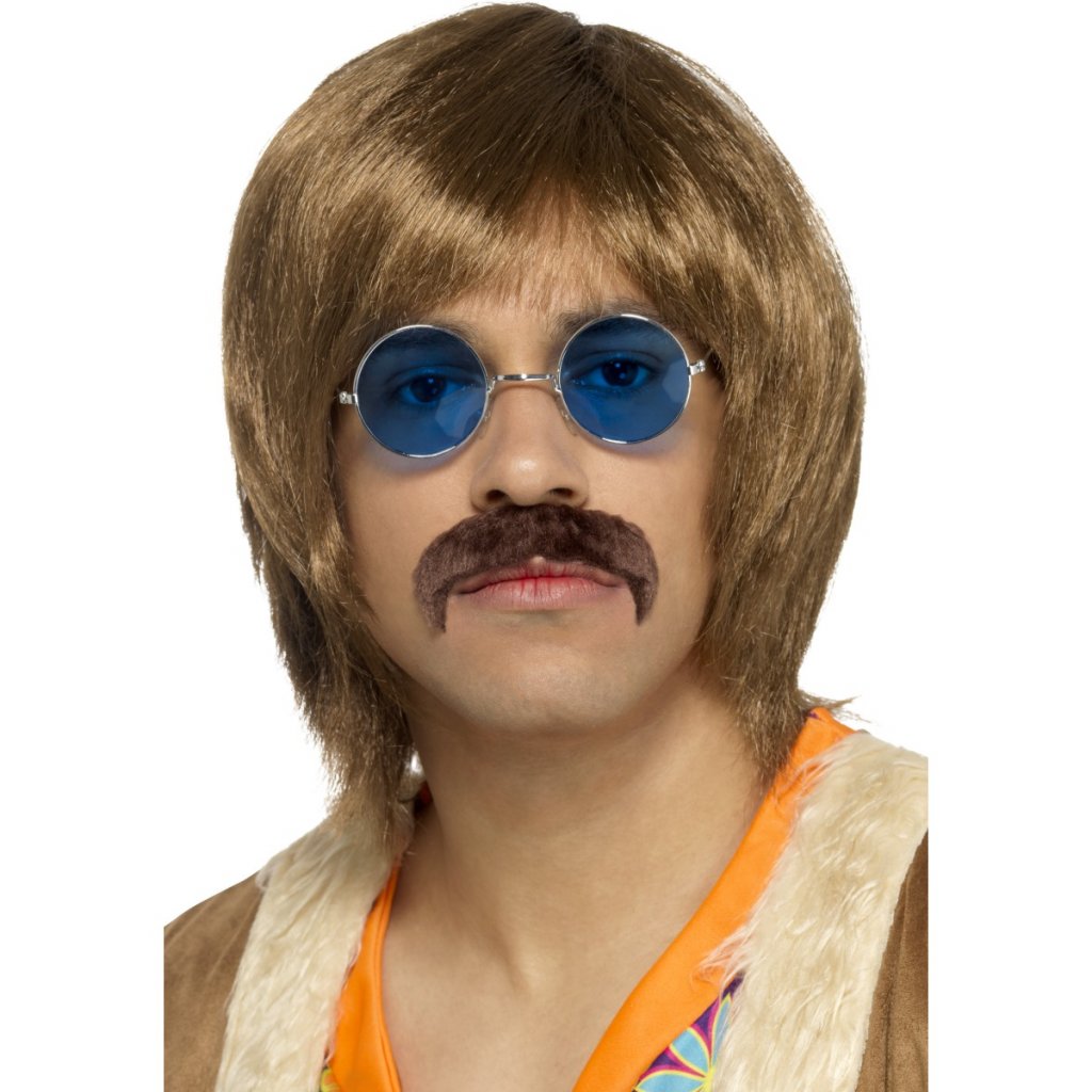 Hippie sada paruka, lenonky, knír