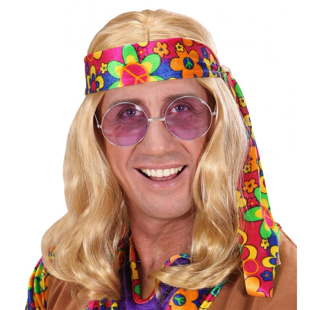 Blond paruka Hippie týpek