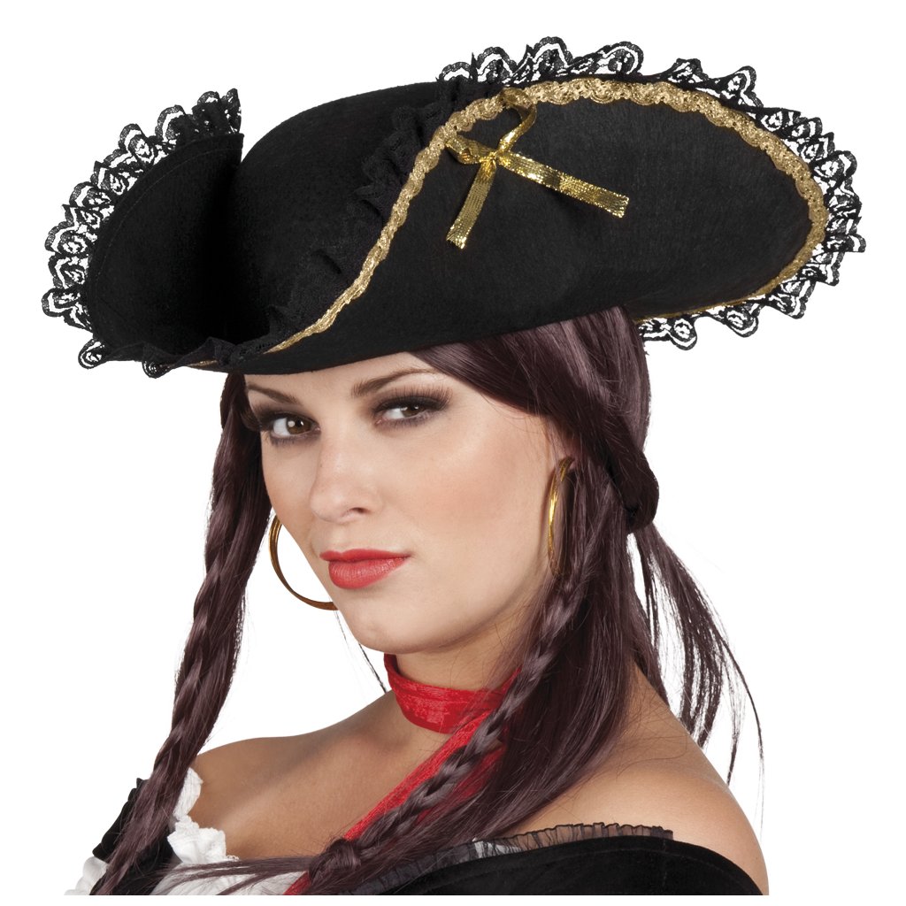 pirátský klobouk pro pirátku