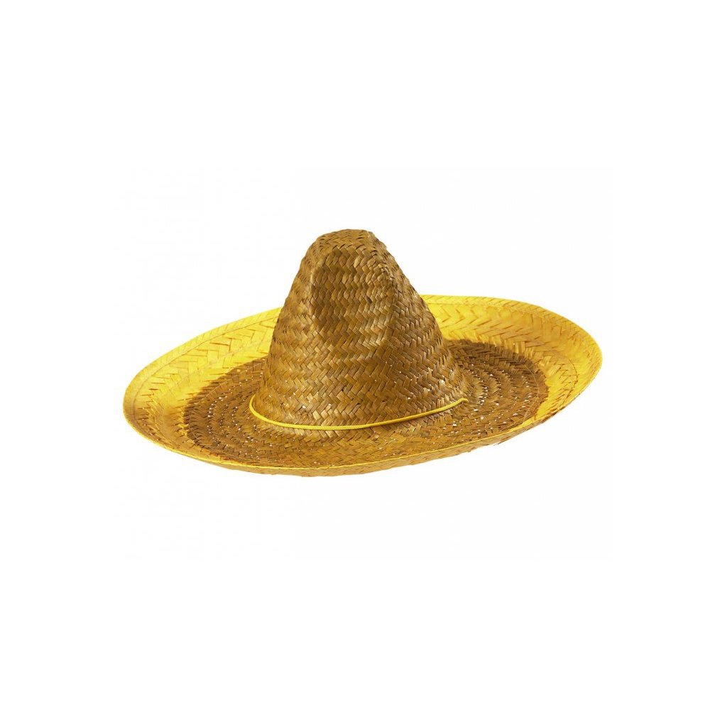 mexicke sombrero zlute