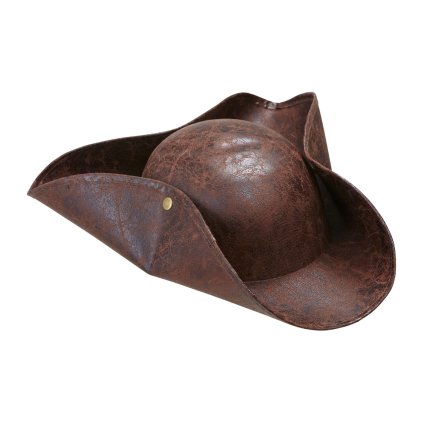 Hnědý pirátský klobouk pro děti